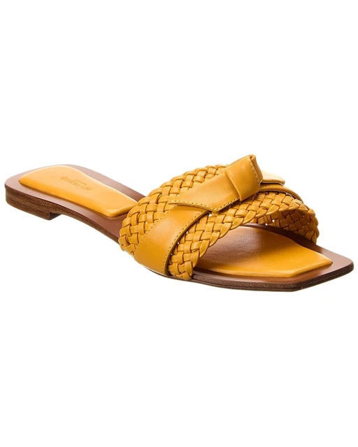 Alexandre Birman Clarita Leather Sandal Women's Yellow 35