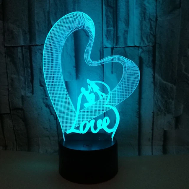 Color Changing Night Light LED Bulbs Romantic Gifts for Him