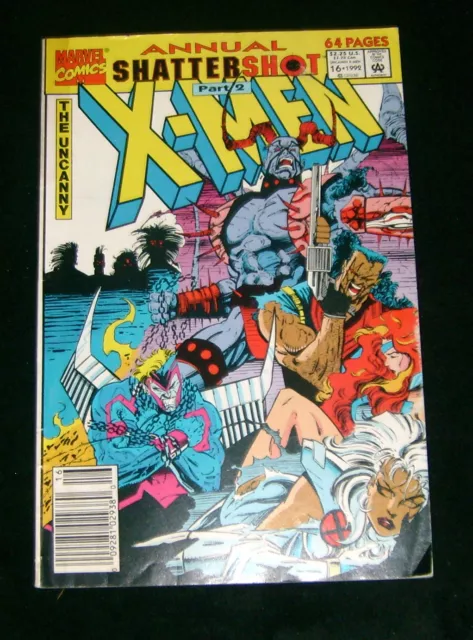 Marvel Comics THE UNCANNY X-MEN Annual Shattershot Part 2 Vol 1 No 16 1992