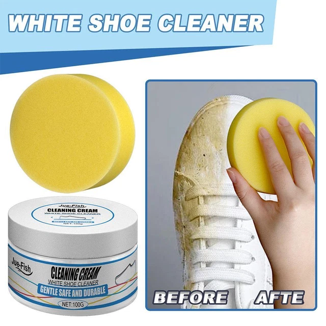 White Shoe Cleaning Cream Shoes Whitening Stain Removers Cream Clean` K3A9