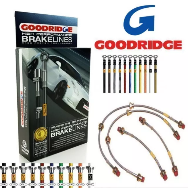Goodridge Brake Hose SAU0496-4C for Audi TT 1.8 2.0 Tfsi 2.5RS 2.0Tdi FV3
