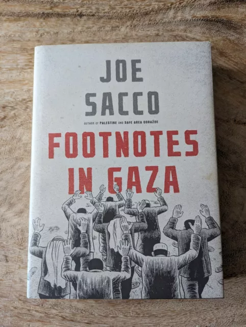 Footnotes In Gaza : Joe Sacco HARDCOVER Graphic Novel Palestine