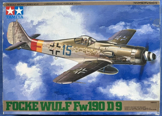 Focke Wulf Fw190 - 1/48 - Tamiya - Modélisme Focke Wulf Fw190 - 1/48 - Tamiya - Modélisme