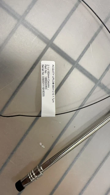HPLC column Waters Acquity UPLC BEH C18 2.1 mm x 150 mm 186002353