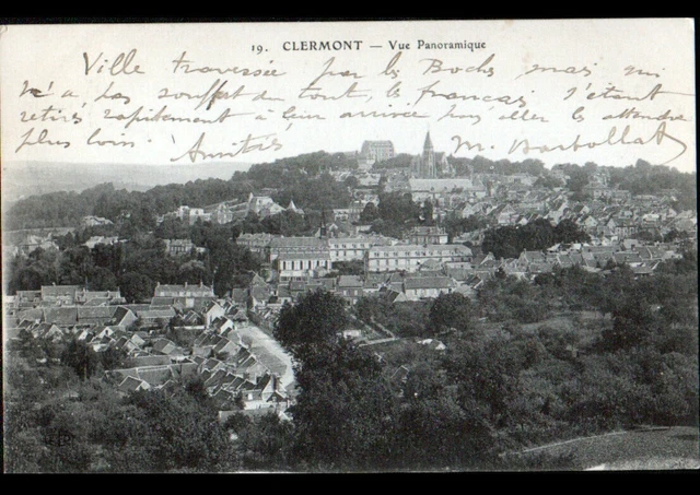 CLERMONT (60) VILLAS & EGLISE vers 1914