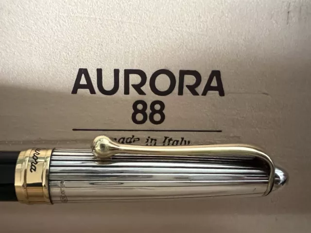 Aurora 88 Stift Kugel Silber 925 Fest Und Resin Mit Box