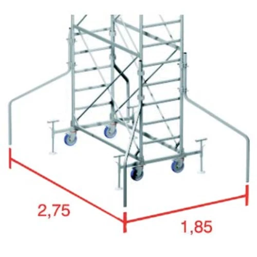 Barre stabilizz x trabattello grim eu 75 marchetti cf=pz 4 Marchetti