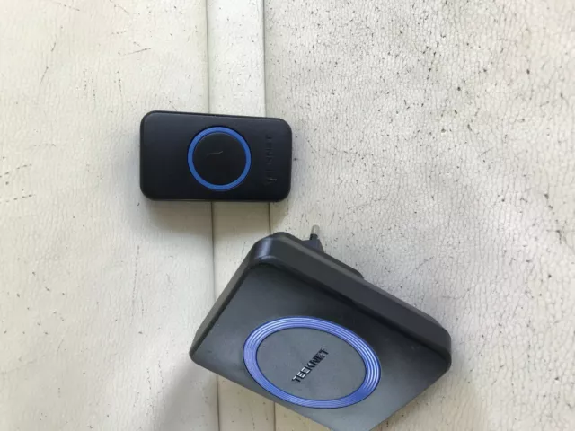Wireless Doorbell TeckNet Waterproof Wall Plug-In Cordless Door Chime Kit