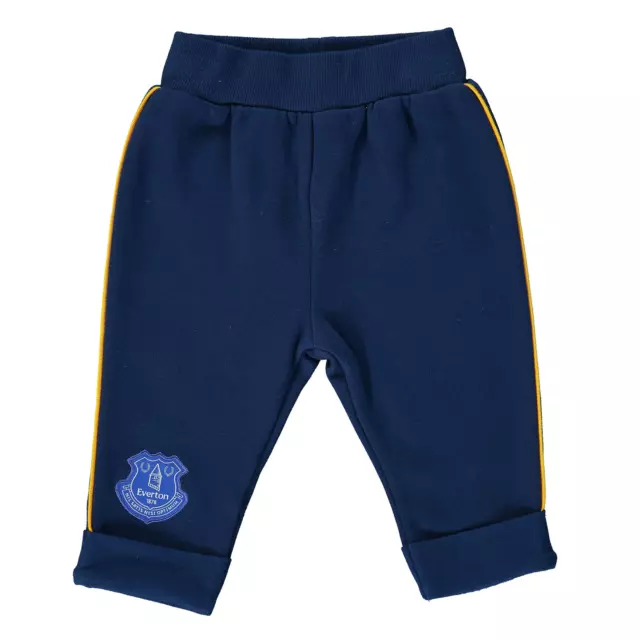 Everton Infant's Football Sweatpants (Size 9-12M) Colour Block Joggers - New