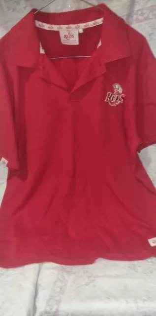 Queensland Reds Rugby Union Football Mens Shirt