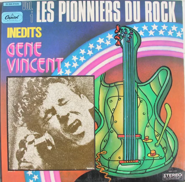 LP 33T Gene Vincent  "Les pionniers du rock / vol.1" - (EX/EX)