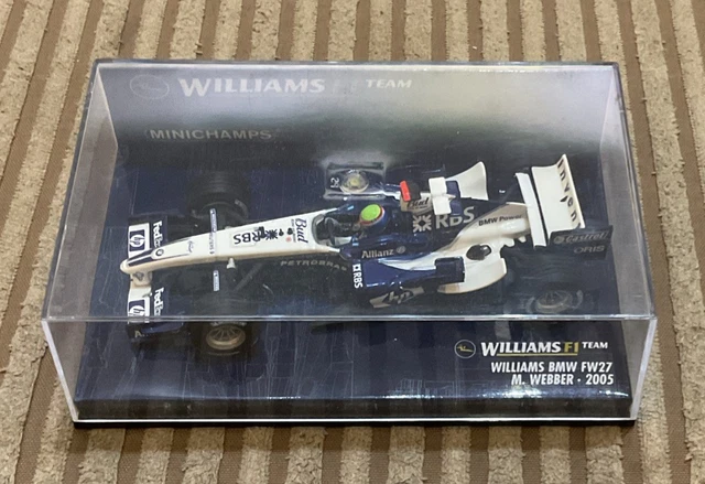 Miniature Minichamps Minardi Asiatech PS02 Webber 2002 – 1/43, Limitée 3096 Pcs