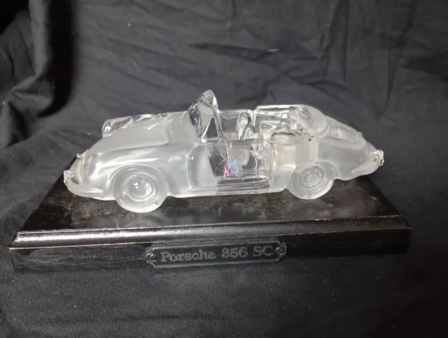 Hofbauer Magic Crystal glass model car - Porsche 356 sc 1964