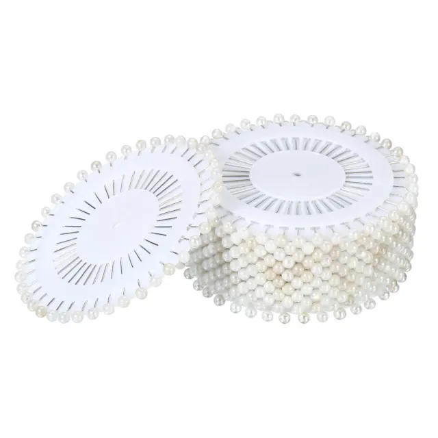 Cucito Dritto Spille Rotondo perle Testa,960pz,Bianco