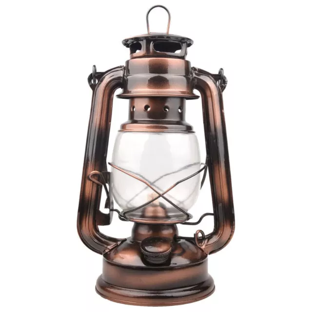 Retro Oil Hurricane Lantern Kerosene Paraffin In/Outdoor Camping Lamp Fuel Style 3