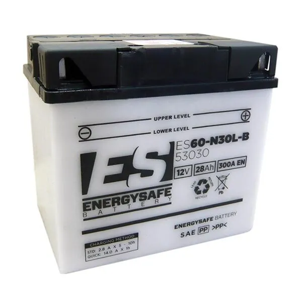 Bmw R 75/6 750 1974-1975 Batterie Es53030 12V/30Ah