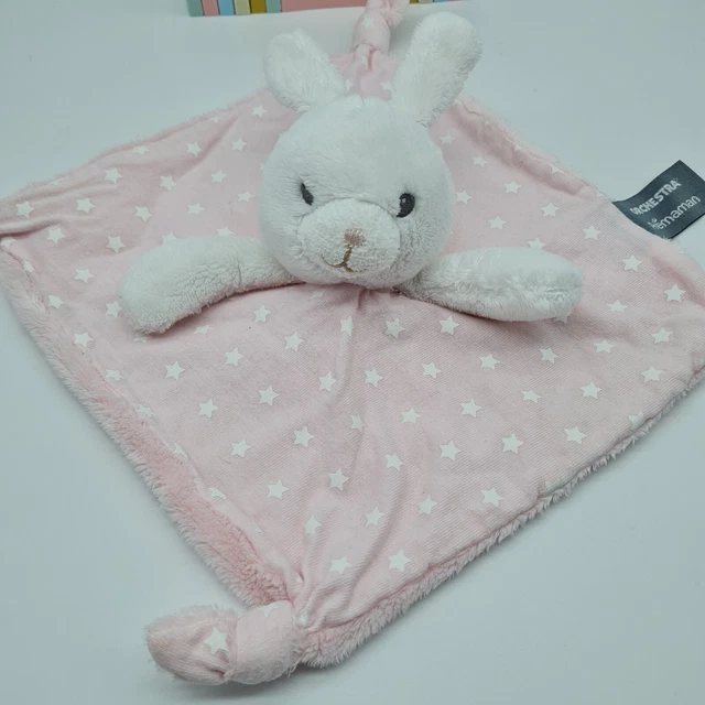 Doudou Lapin Plat Rose Etoile Blanc Phosphorescent Orchestra Premaman 06