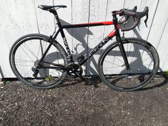 Battaglin Road Bike Campagnolo Athena EPS Scirocco Wheels Electronic 57cm Carbon