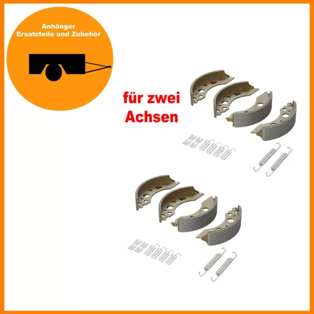2x  AL-KO Bremsbacken passend für ALKO Radbremse 200x50 mm 2050 2051 1213889