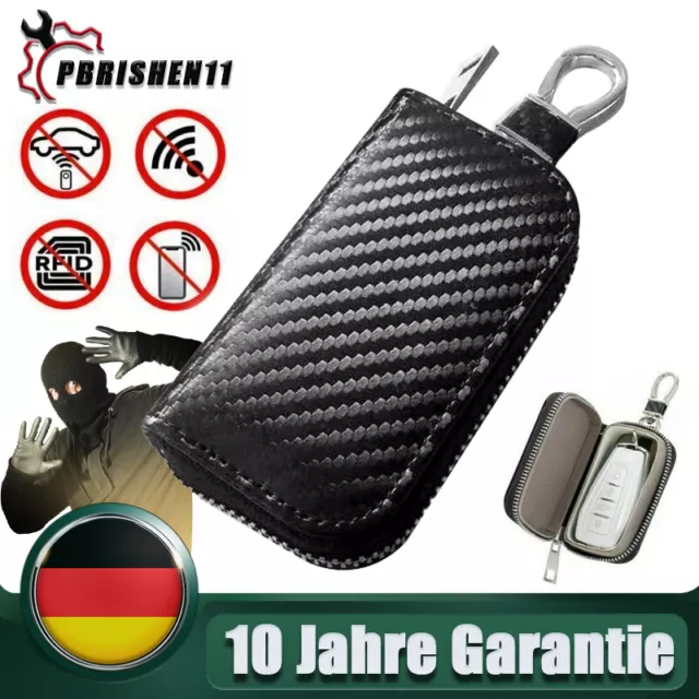 Keyless Go Schutz Autoschlüssel Etui Tasche RFID Signal Blocker Schlüssel Hülle