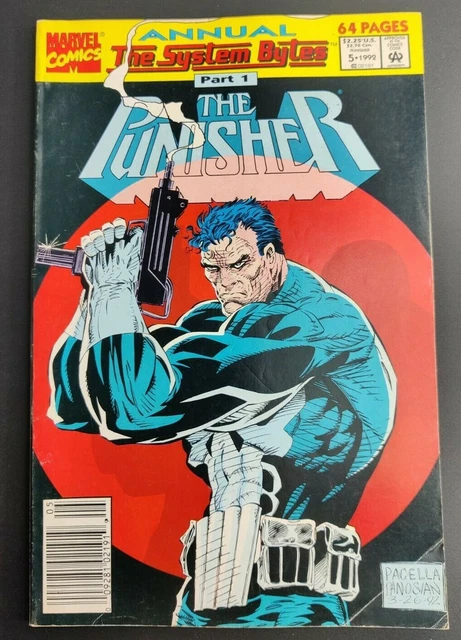 The Punisher Annual Vol 1 #5 1992 Marvel Comics VTG Comic Book