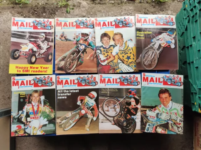 Speedway Mail International Newspaper Magazine 1991 Complete Vintage