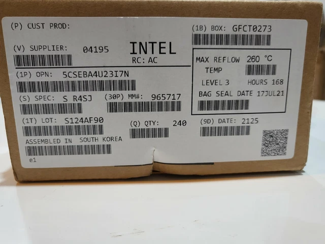 240 pieces (12995 €/ST) Intel IC SOC Cortex-A9 800MHZ 672 UBGA