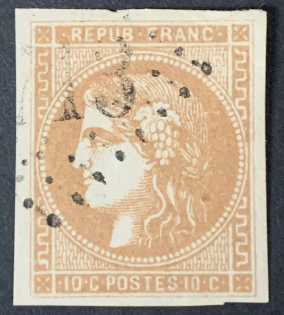 France - Y&T 43 - Bordeaux 10c Bistre - Very good condition - No fault - HCV