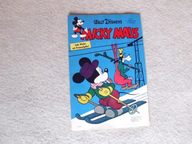 Micky Maus Heft 6 von 1961 - Zustand 0 - 1 !