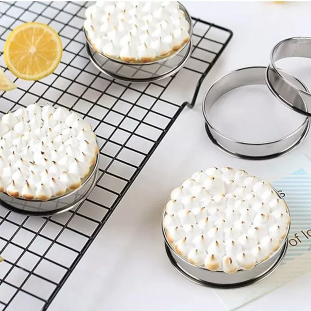 Cooking Rings Baking Circle Stainless Steel Brioche Molds  Biscuit Pastry