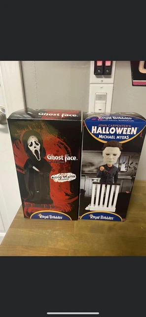 Ghost Face Bobblehead and Michael Myers Bobblehead- New