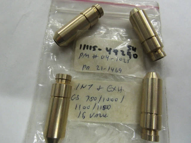 Suzuki Guide, Exhaust Valve 11115-49290 Set Of (4) Gs700/ Gs1100/ Gs1150