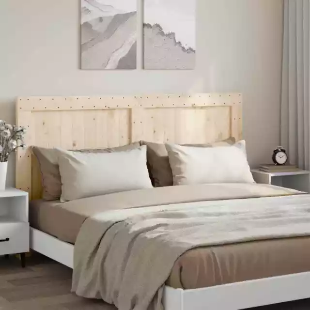 Cabecero de Cama Estructura Cabecera para Dormitorio Madera Maciza Pino vidaXL