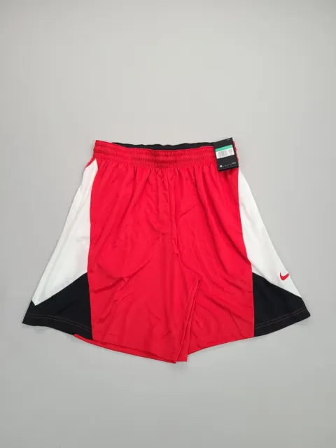 Nike Shorts Adult Extra Large Red White Dri-Fit Basketball Rival Training Mens