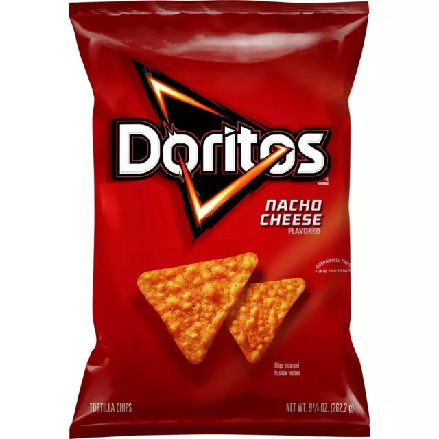 Doritos Tortilla Chips, NACHO CHEESE 9.25 Ounce (1 Bag)