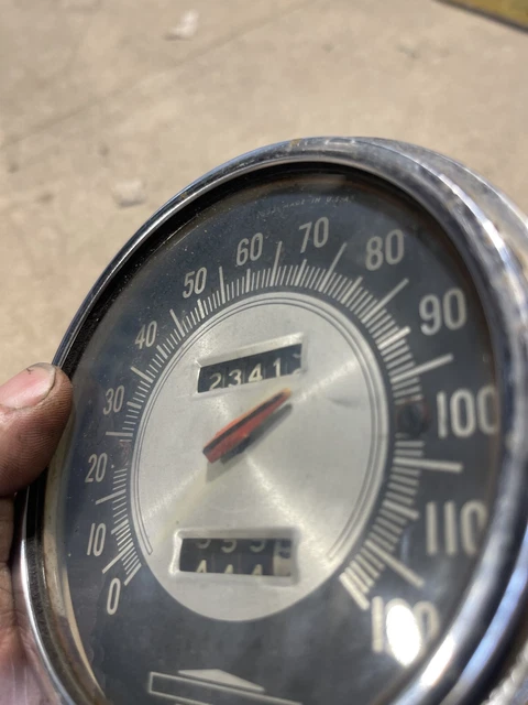 Flht Speedometer HARLEY DAVIDSON GENERATOR shovelhead speedo speedometer FLH FL Genuine ...