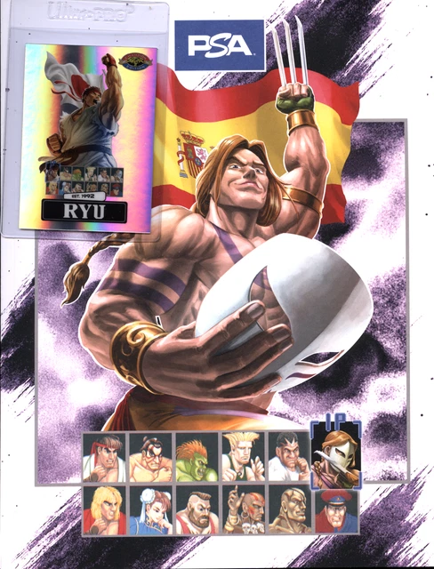 PSAマガジン　2025JUNE ストリートファイター2 🌈 PSA JUNE 2025 Magazine Street Fighter 2 with Sealed Promo
