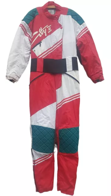 Tuta Vintage BMW Motorbike Race Overall City 2 Made By Dainesse Italy anni '90 XL