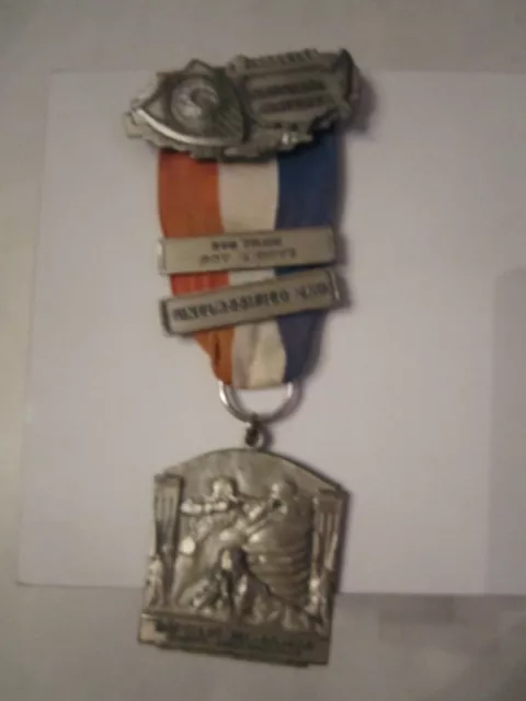 1962 Nra Sterling Silver Rifle Medal - 100 Yard All Comers