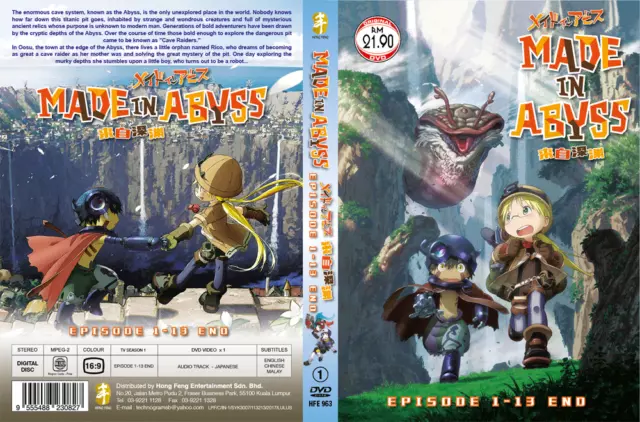 DVD Made In Abyss SEASON 2 The Golden City of the Scorching Sun English  Subtitle