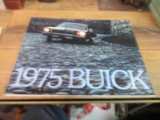 1975 Buick Riviera Electra Regal Skylark Car Dealer Sales Brochure Catalog