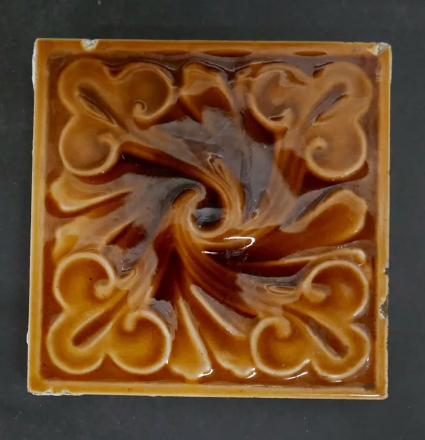 Hamilton Antique Decorated Tile Victorian