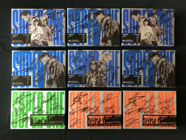 SuperM autographed "Super One" 1st Album signed PROMO CD Super M