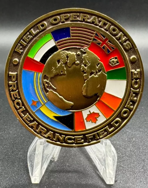 U.S. Customs & Border Protection CBP Field Operations Clearance Challenge Coin