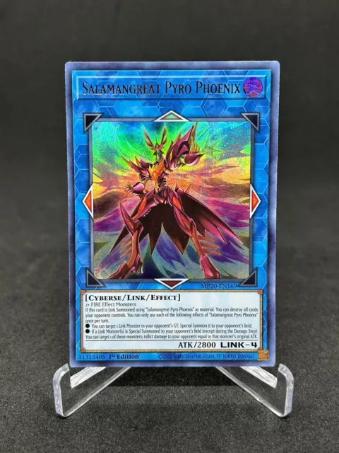 Yugioh Salamangreat Pyro Phoenix MP20-EN169 Ultra Rare 1st Edition NM