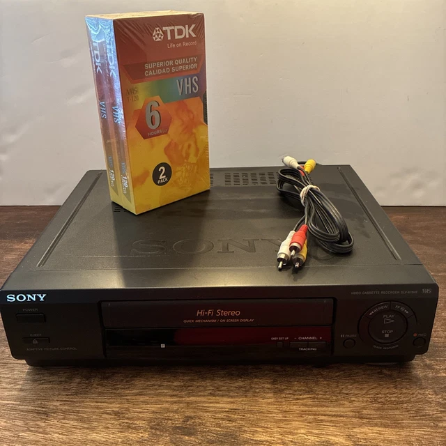 SONY SLV-N77 HI-FI Stereo VCR Video Cassette Recorder VHS Player With Remote £56.83 - UK SONY SLV-N77 HI-FI Stereo VCR Video Cassette Recorder VHS Player With Remote £56.83 - UK