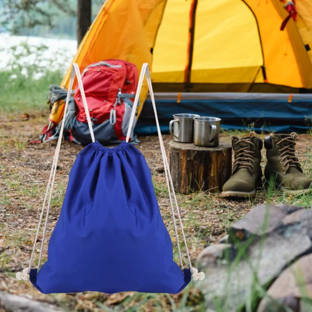 Mochila con cordón plegable bolsa de almacenamiento de cuerdas bolsa para Travel Outdo 5992 SD