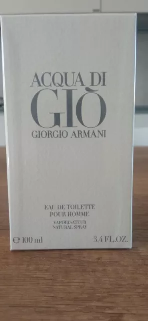 ACQUA DI GIÒ 100ml EDT spray nuovo, cellofanato, ideale per regalo