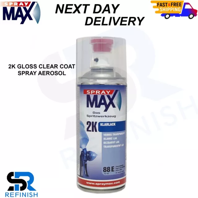 Spraymax 680061 400Ml 2K Gloss Clearcoat Spray Aerosol