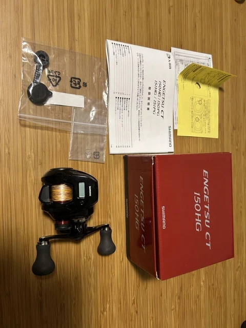 SHIMANO 15 ENGETSU CT 100PG Casting Reel, Used, Excellent